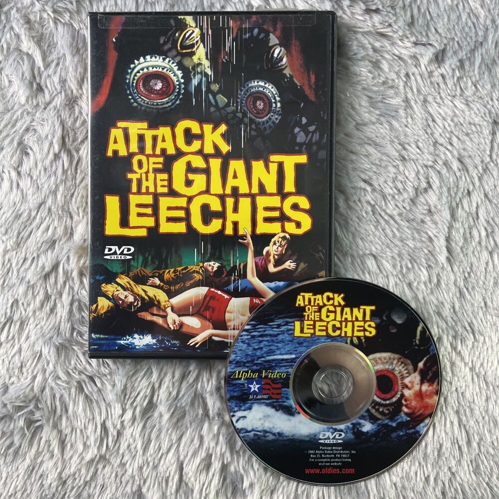 Attack of the Giant Leeches  DVD 2002 Release 1959 Movie Horror Sci-Fi